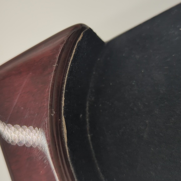 Set of 4 drink Coasters Metal With Holder Black & Gold Round - Picture 8 of 9